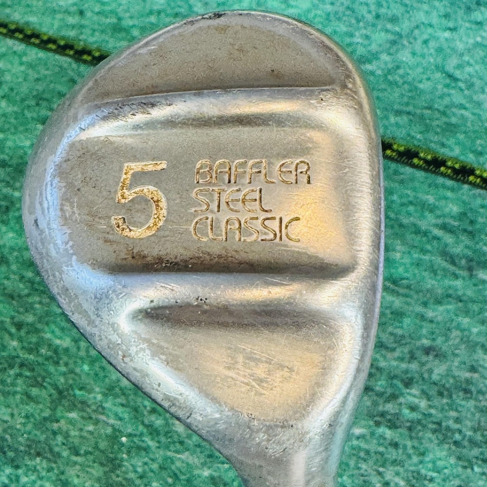 Vintage Cobra 5 Hybrid Mens RH Baffler Steel Classic Silver Golf Club USA